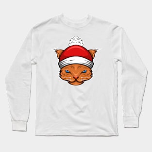 Christmas Cat Long Sleeve T-Shirt